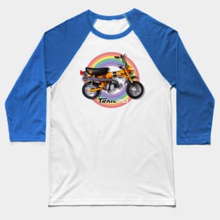 Vintage retro Motorcycle Trail 70 Baseball T-Shirt